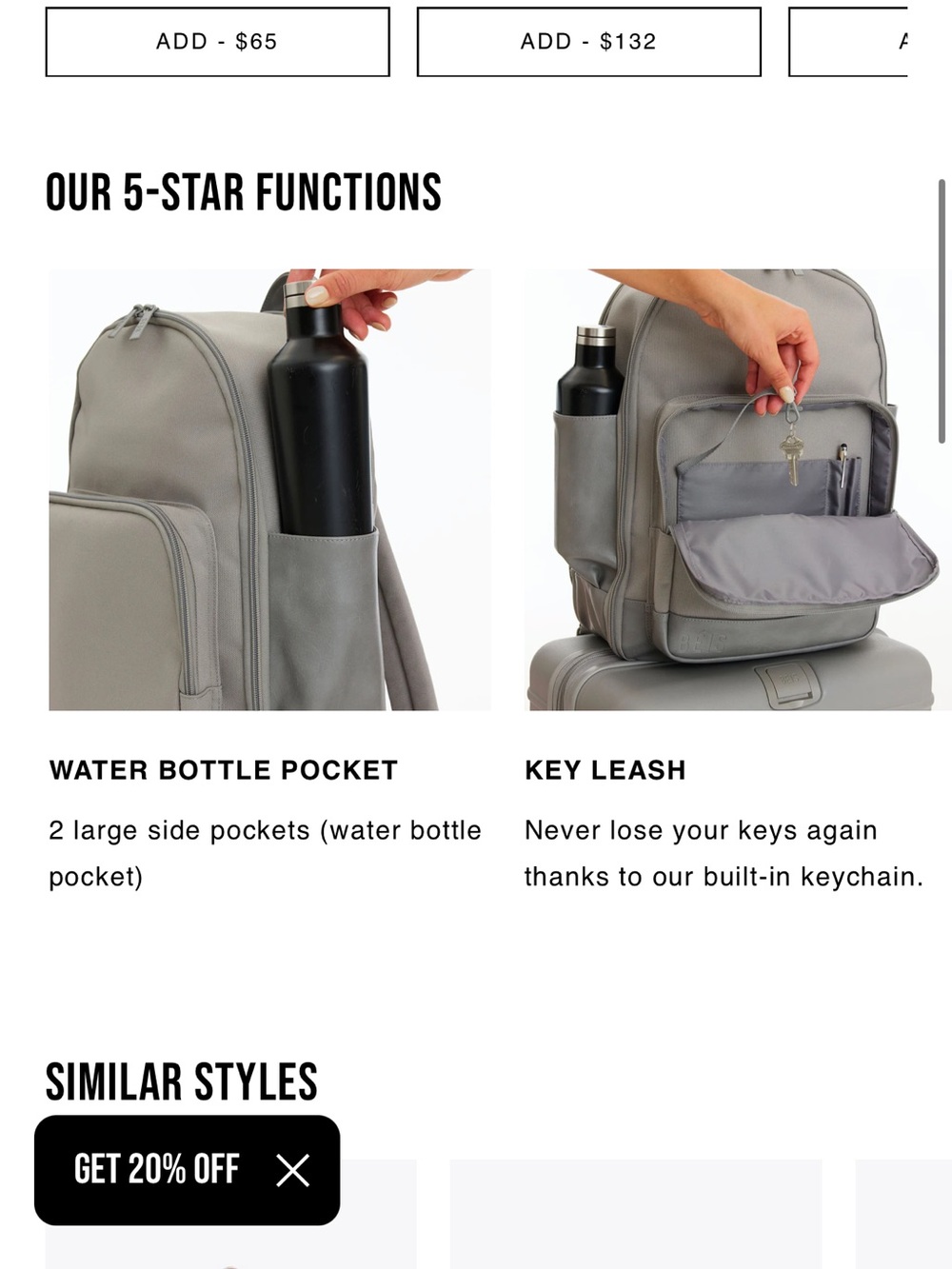 BN Beis The Backpack